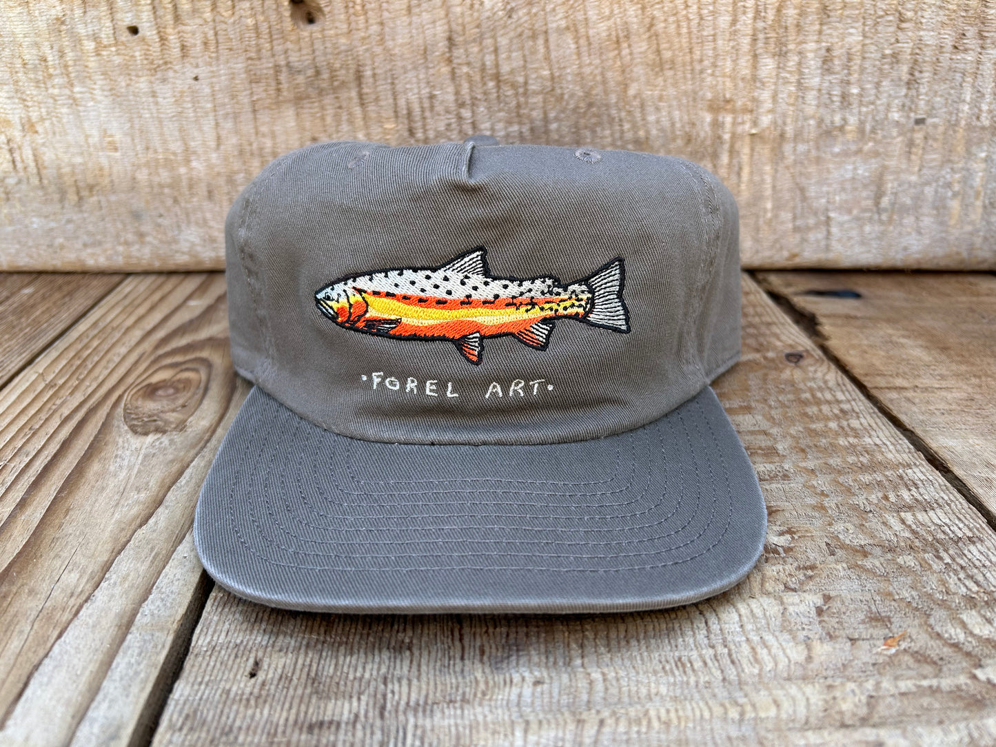 Cutthroat trout hat