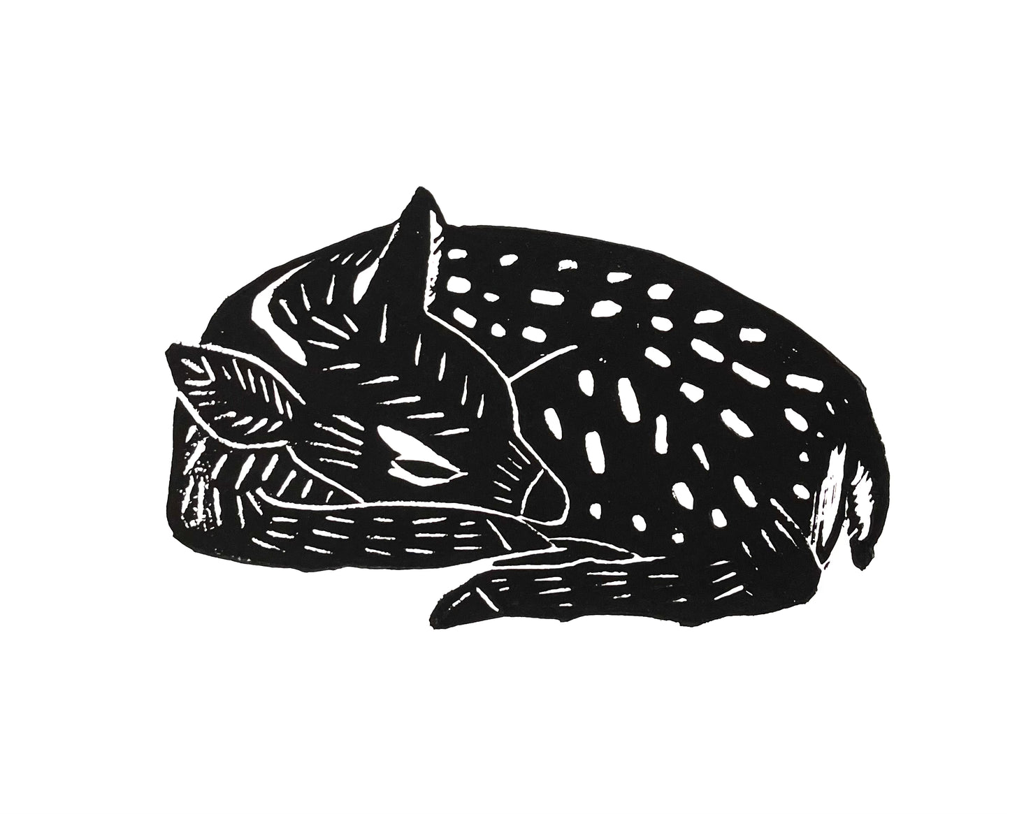 Fawn Block Print