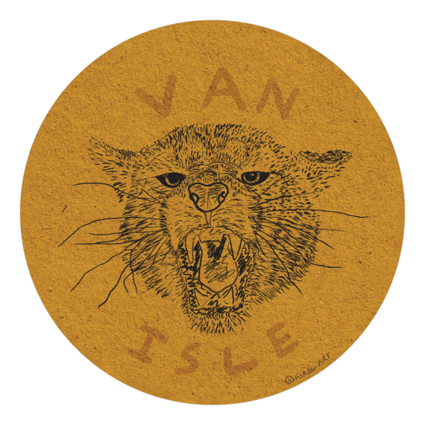 Cougar Sticker 3"